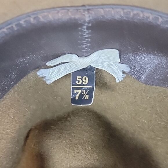 Royal Stetson fedora hat part of The Safari Collection Size 59 ( 7 3/4 ) - Picture 7 of 11